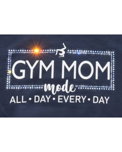 Gym Mom Mode Gymnastics Sweatshirt - Navy Blue