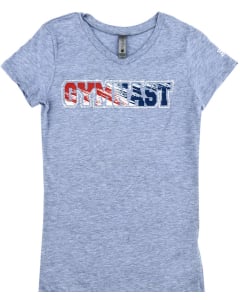 Patriotic Gymnast Red/White/Blue Gymnastics Shirt