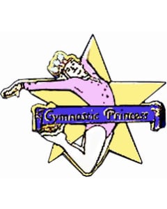 Gymnastics Princess Pin