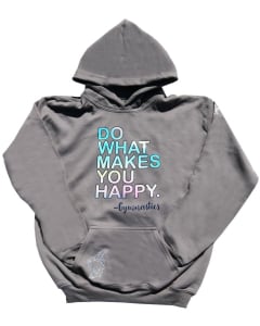 Do What Makes You Happy | Gymnastics Sweatshirt | Grey