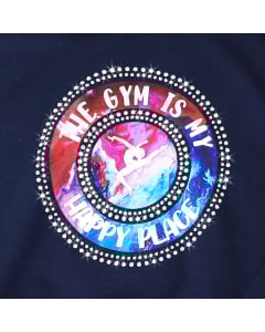 Happy Place Gymnastics Sweatshirt - Navy - front