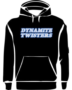 Dynamite Twisters Custom Gymnastics Sweatshirt  Black/Blue