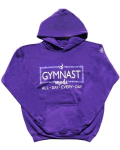 Gymnast Mode Gymnastics Sweatshirt - Purple