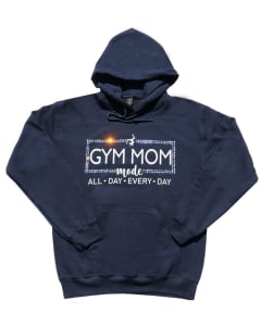 Gym Mom Mode Gymnastics Sweatshirt - Navy Blue