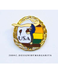 Beam Champion Gymnastics Pin - 271