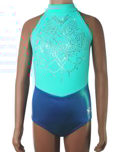 Vibrant Gymnastics Leotard - Mint