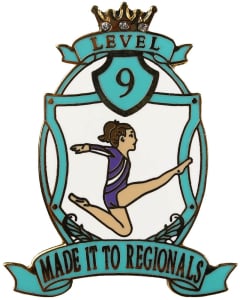 Made it to Regionals Level 9 Pin