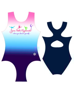 Sara Beth T-Back Sublimated Gymnastics Leotard