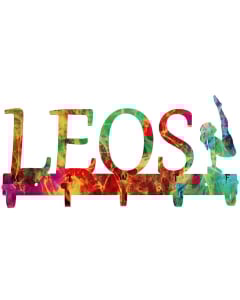 Leos medal rack in neon