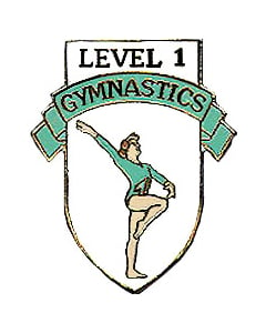 Level 1 Gymnastics Pin