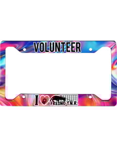 FTNR Volunteer License Plate Frame - Multi Colored