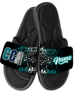 CCA Athletics Custom Sandals - Slides - Black