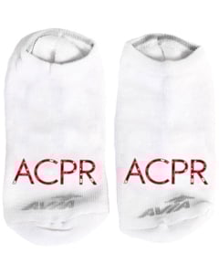 ACPR Sublimated Gymnastics Socks - White/Red