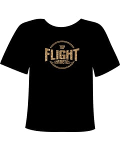 Top Flight Gymnastics | Custom Gymnastics T-Shirt - Black