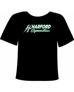 Harford Gymnastics Custom T-Shirt - Black