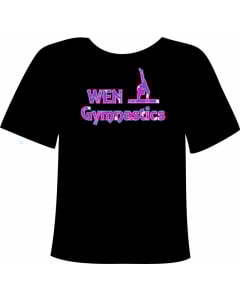 WEN Custom Gymnastics T-Shirt - Black