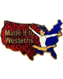 All Around State Champion Gymnastics Pin - 3525 - Gold