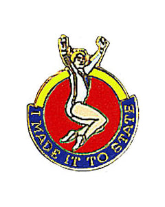 Made it to state gymnastics pin