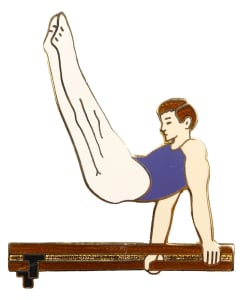 Men's Parallel Bars gymnastics pin