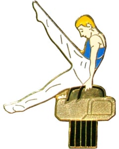 Men's Pommel Gymnastics Pin - 1299