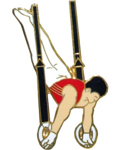 Men's Rings Gymnastics Pin - 1409