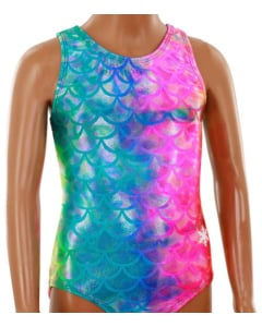 Mer-Mazing Gymnastics Leotard - Multi Color - Front