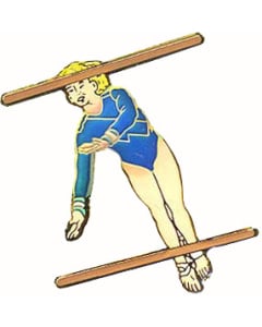 Mood Bars Gymnastics Pin