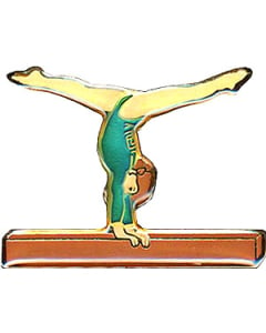 Mood Beam Gymnastics Pin