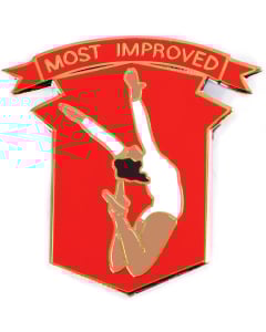 Most Improved Girls Gymnastics Pin - 1542