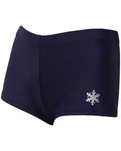Navy Matte Lycra Gymnastics Shorts