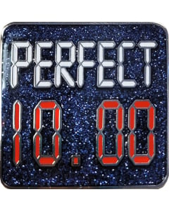Perfect 10.0 Glitter Gymnastics Pin #3521