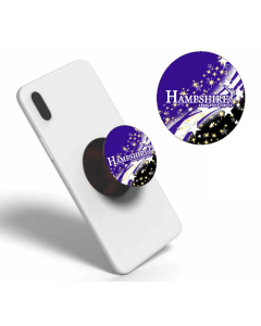 Hampshire Gymnastics Stars Phone Grip - Black and Purple