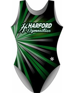 Harford Gymnastics | Rays Gymnastics Leotard - Black/Green