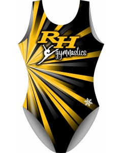 RH Gymnastics | Rays Gymnastics Leotard - Black front