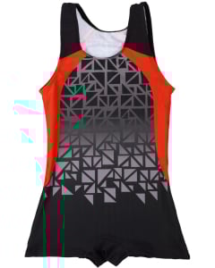 Shatter Mens Gymnastics Singlet - front