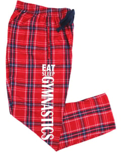 Red/White/Blue Gymnastics Flannel Pants
