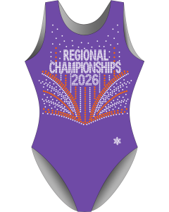 2026 Regional Championship Gymnastics Leotard - Purple