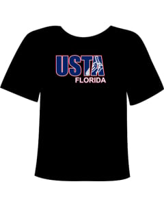 Florida USTA T&T Gymnastics T-shirt - Black