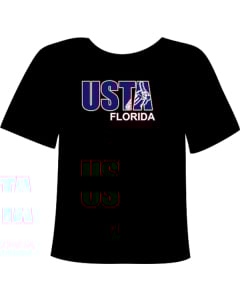 Florida USTA T&T Gymnastics T-shirt - Black
