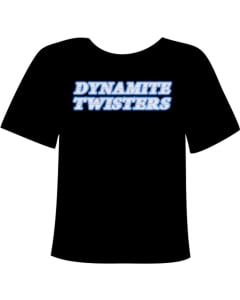 Dynamite Twisters Custom Gymnastics T-Shirt - Relaxed Fit - Black