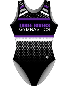 Three Rivers Gymnastics | Retro Gymnastics Leotard - Front