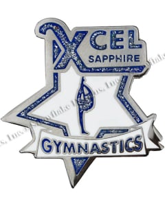 Xcel Sapphire Gymnastics Pin - 2013