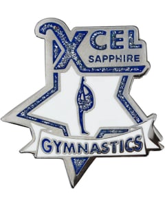 Xcel Sapphire Gymnastics Pin - 2013