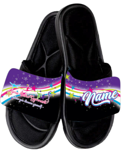 Sara Beth Splatter Personalized Gymnastics Sandals
