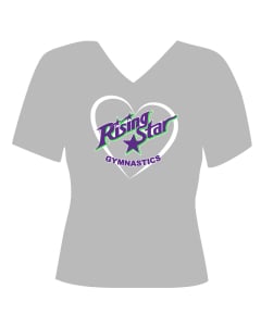 Rising Star IN Heart Logo Shirt