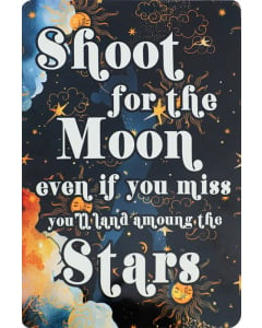 Shoot for the Moon Motivational Gymnastics Sign 