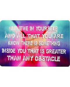 Believe in Yourself Inspirational Gymnastics Sign | Metal Gymnastics Sign