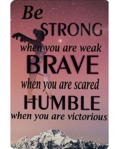 Be Strong when you are weak-Gymnastics Sign