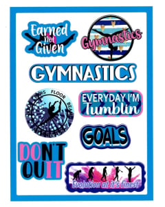 Gymnastics Stickers #1