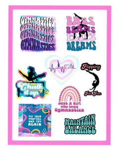 Gymnastics Stickers #6